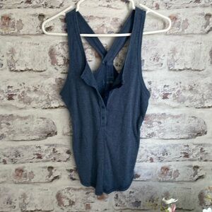 We the free blue tank top